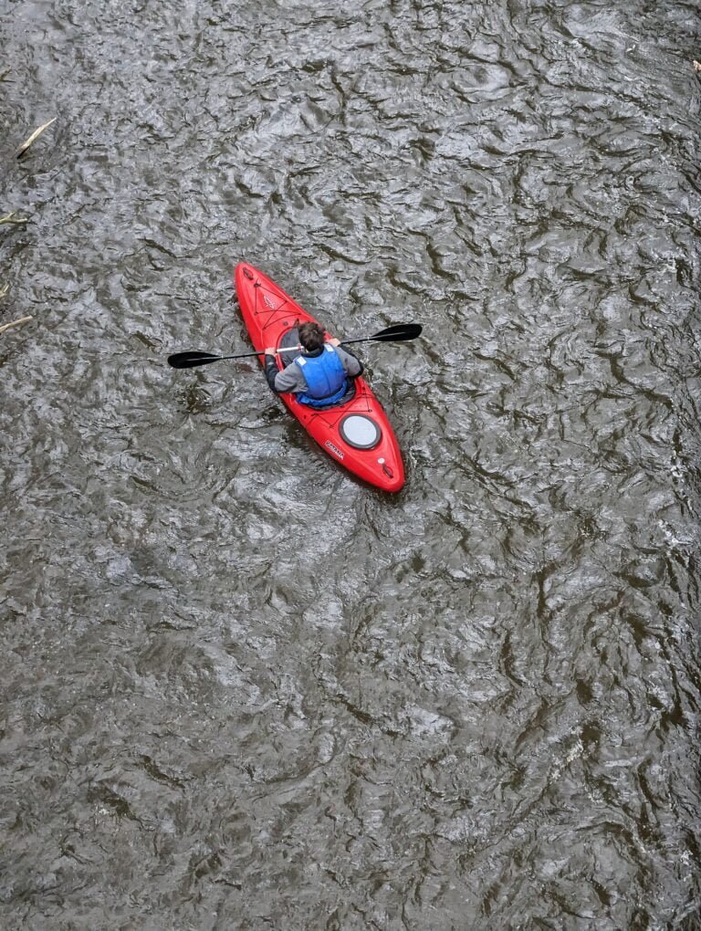 Kalnų upių baidarė Vilnelėje