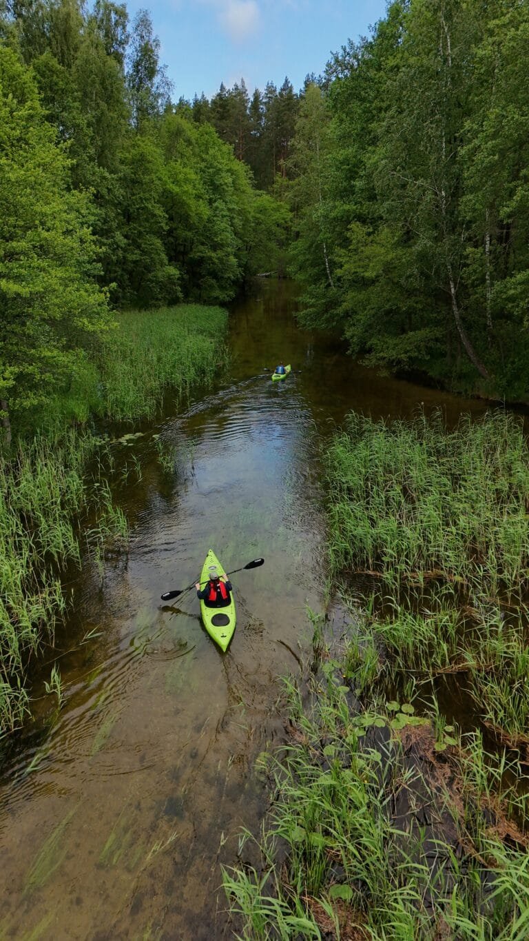 Baidarės Lakajos upe